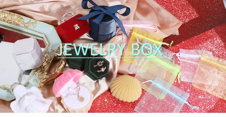 Transparent Plastic Storage Jewelry Box Compartment Adjustable Container For Beads Earring Box For Jewelry Rectangle Box Case