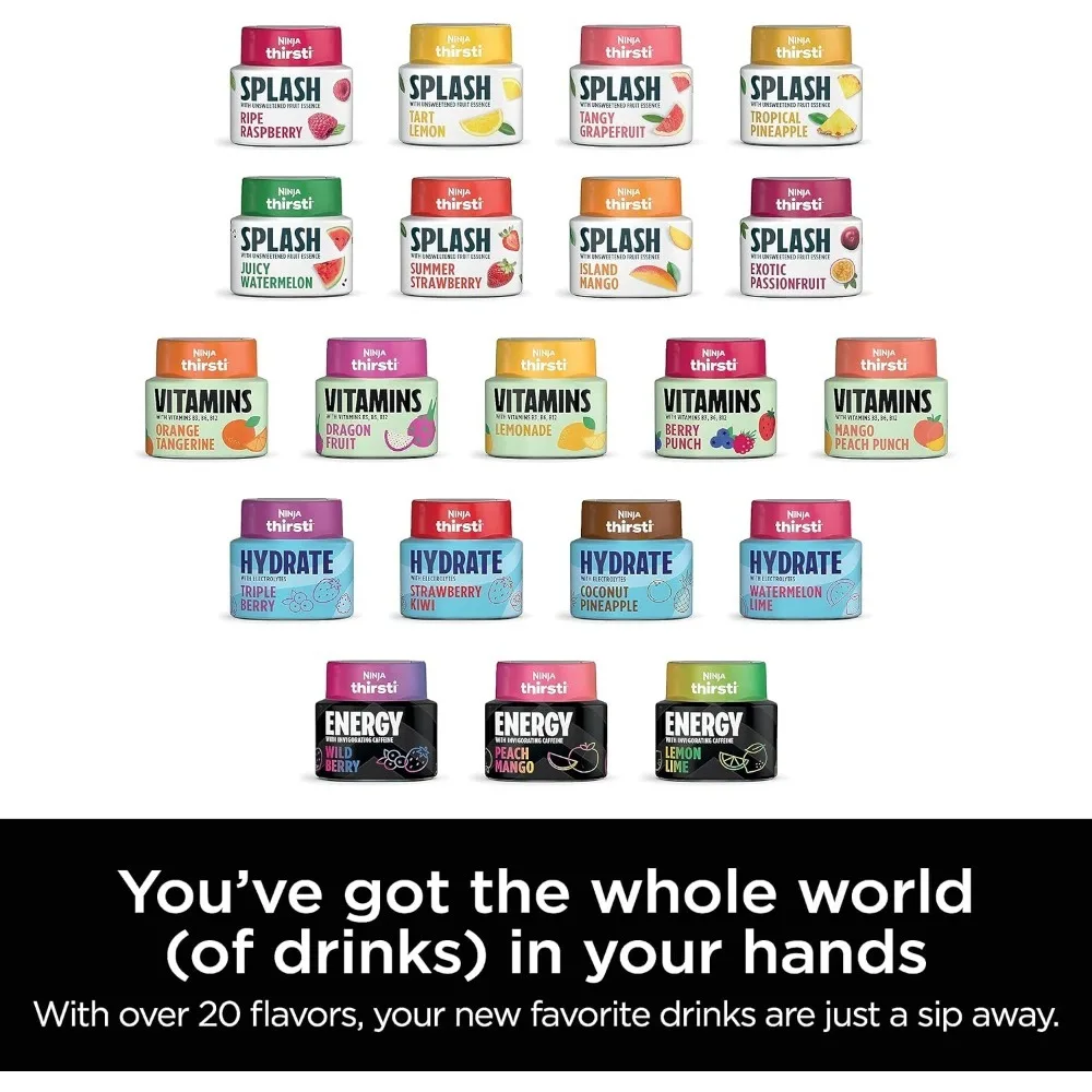 Soda Maker Create Unique Sparkling & Still Drinks Personalize Size & Flavor Carbonated Water Machine