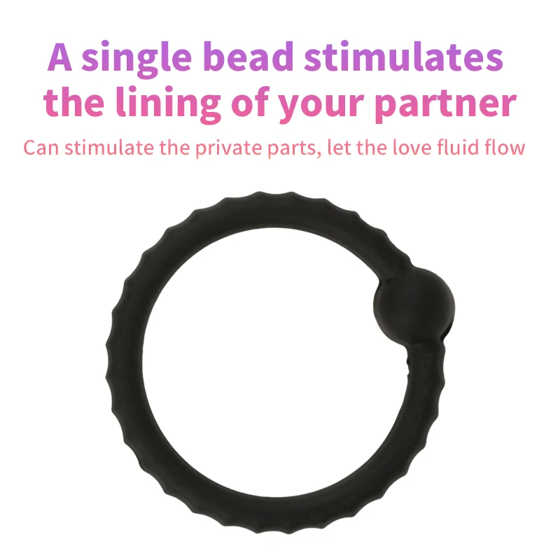 Silicone  Ring Ejaculation Delay  Rings Dick Erection ring Male Chastity Adult Sex Toys For Men Lock Sperm Tra_voghion.com