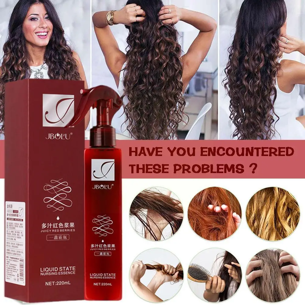 

Hair Smoothing Leave-in Conditioner Hair Care Products Herbal Promoting Treatment Loss Essence Hyperplasia Regeneration Hai F7J3