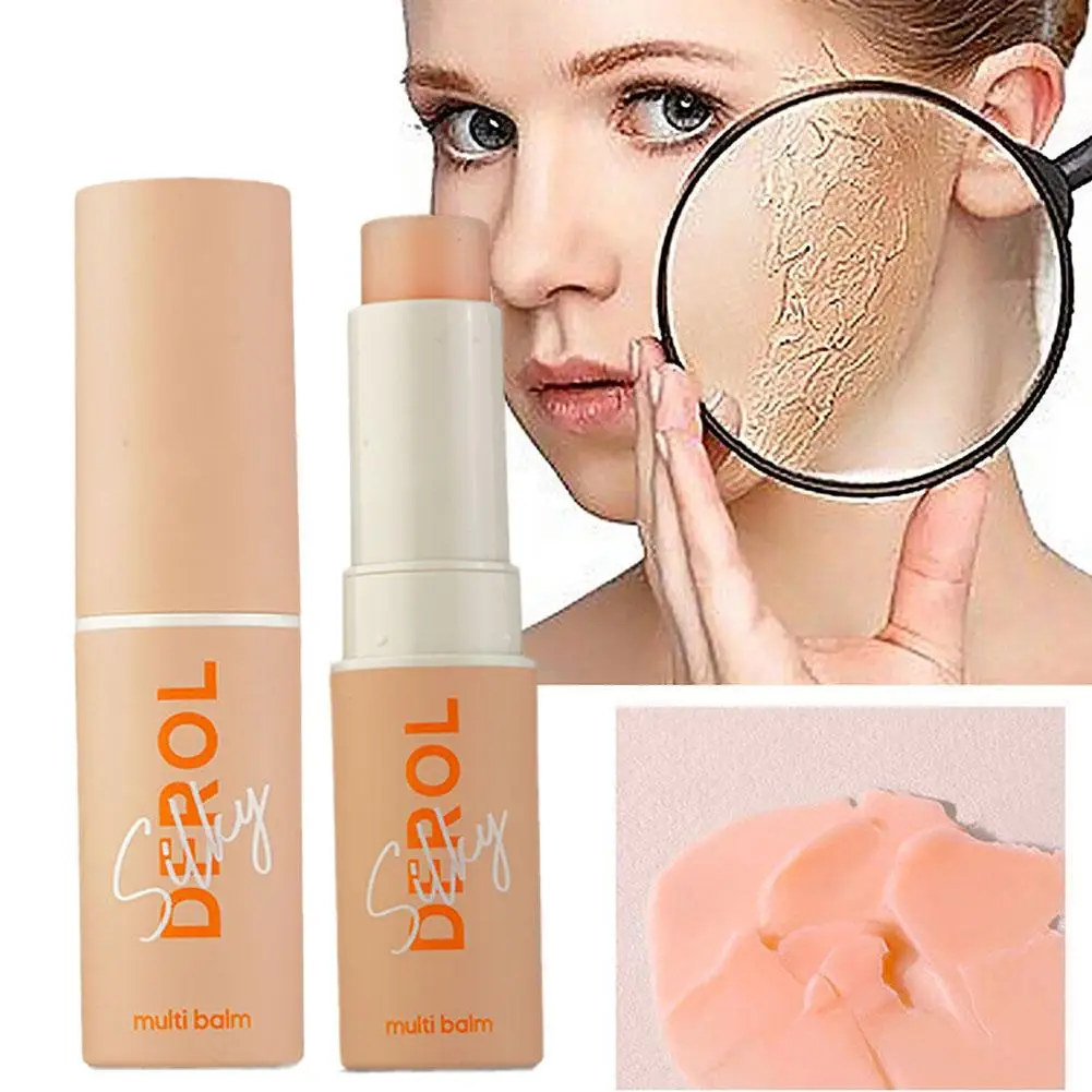 

Moisturizing Multi Balm Stick Anti-Wrinkle Hydrating Tone Dry Dull Cream Skin Brighten Balm Skin Multi Cream Cosmet D8O3