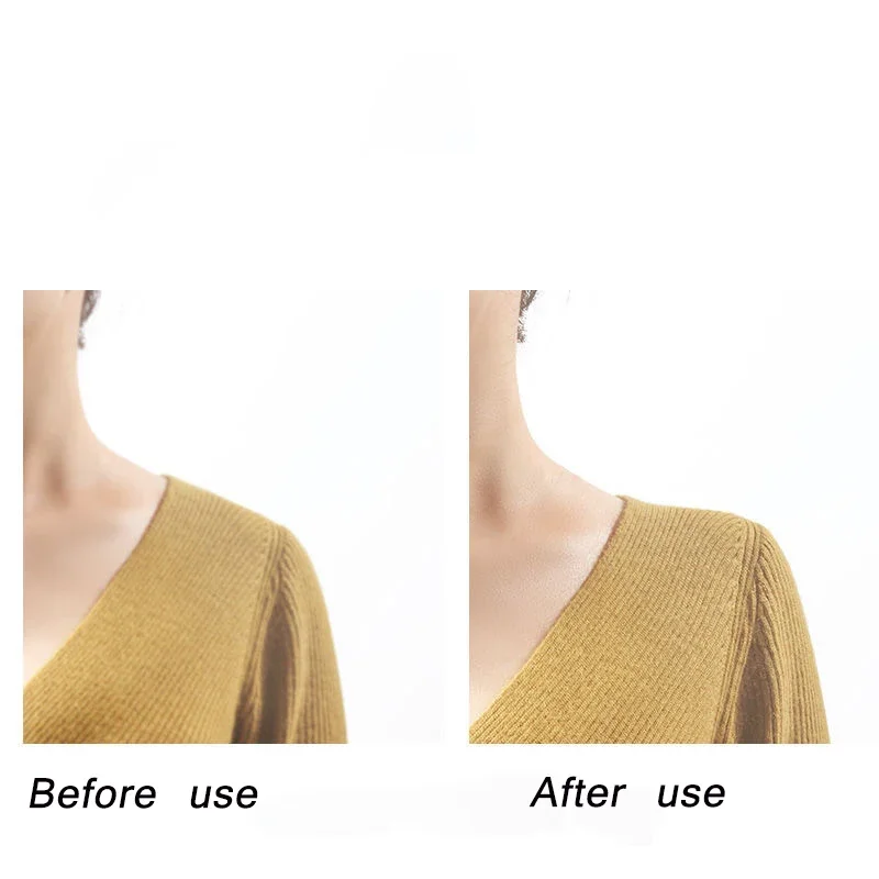 Description Picture 6 of item1Pair Naturally Soft Anti-Slip Shoulder Pads Silicone Shoulder Anti Slip Shoulder Enhancer Clothing Dress Sewing Accessories