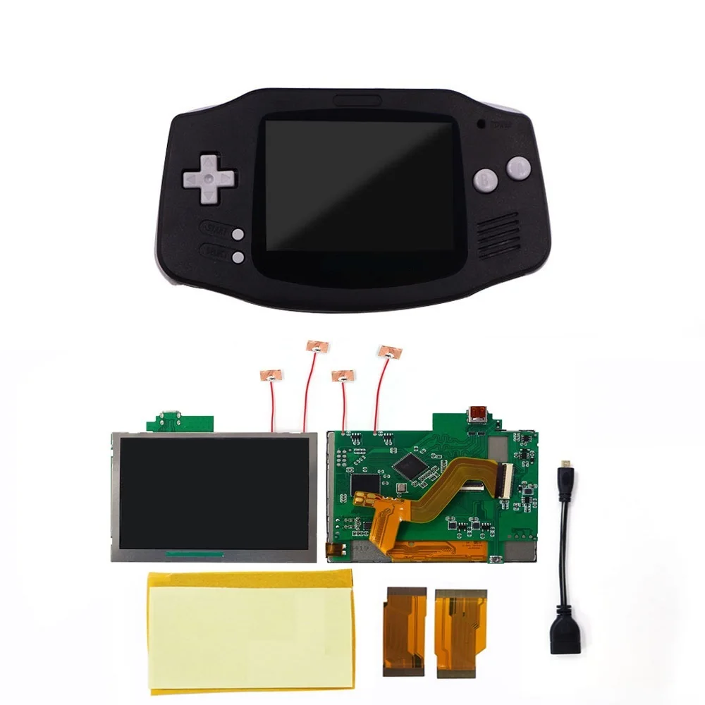720P HDMI LCD Mod キット交換用シェル付きゲームボーイ
