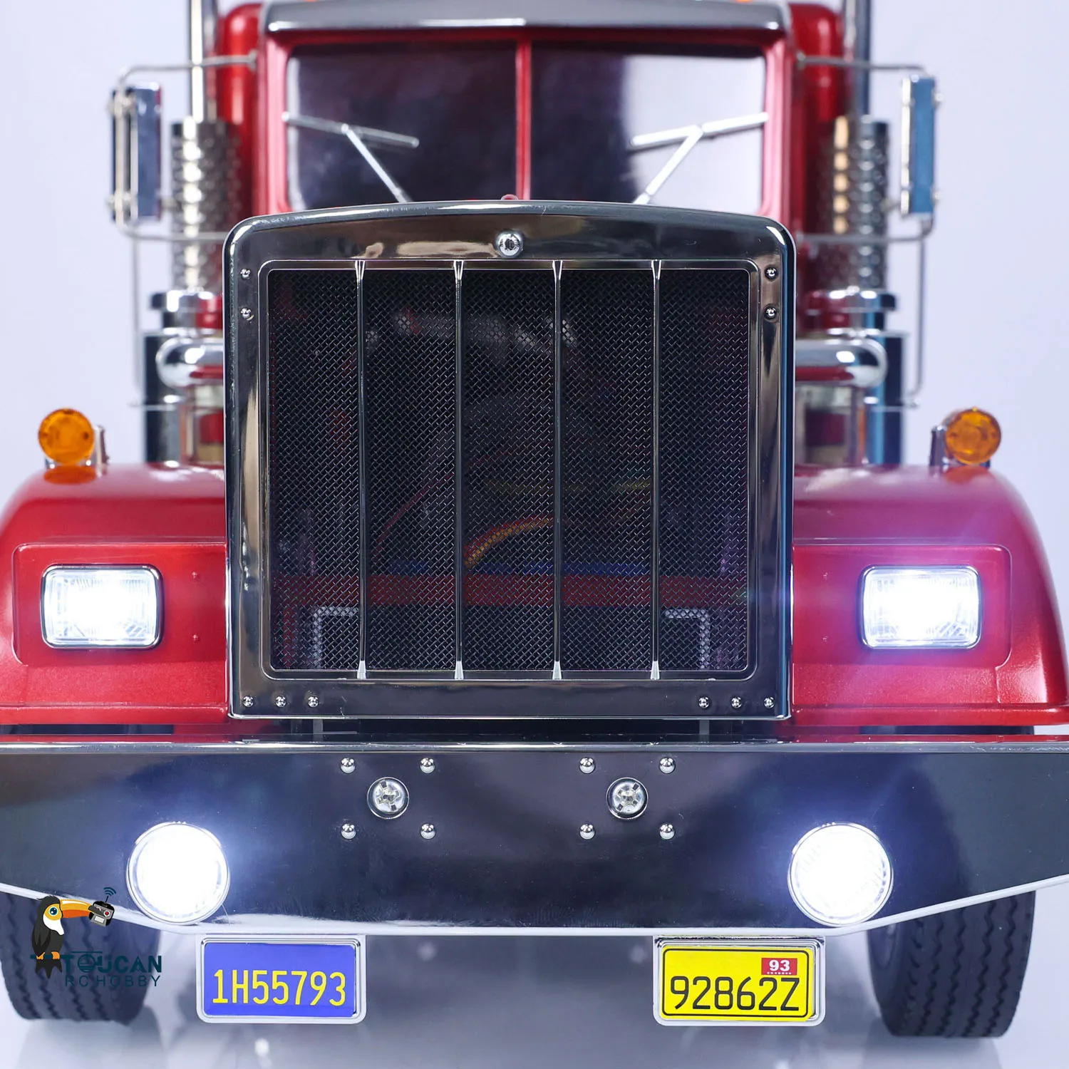 1/14 6x4 RC Tractor Truck 56301 RTR Radio Control Cars Model Sound Light System TOUCAN HOBBY DIY Painted Ready to Run Vehicle 5
