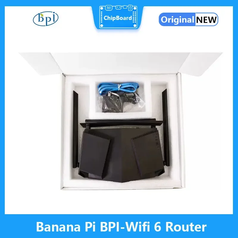 ٳ  BPI-Wifi 6 , Wifi SOC  ھ ARM Cortec A9  5GE  RGMII 6 GE MACs  , TR6560 + TR5220