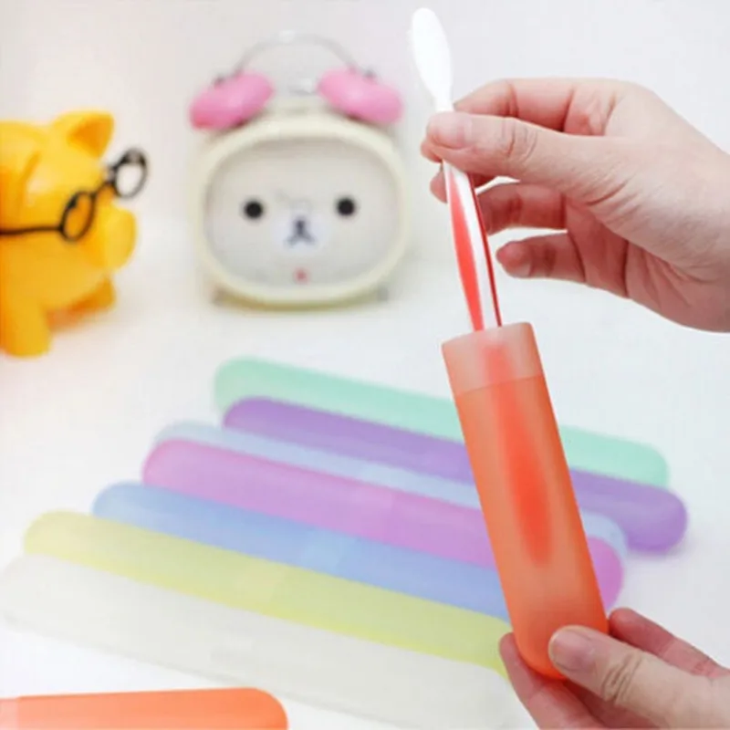 Toothbrush Box Portable Travel Hiking Camping Toothbrush Holder Case Tube Cover Bathroom Accessories toothbrush holder toothbrush covers toothbrush case toothbrush storage box