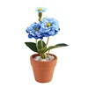 1pc Dollhouse Miniature Mini Flower Potted For Green Doll House Furniture Home Decor Simulation Plants 6