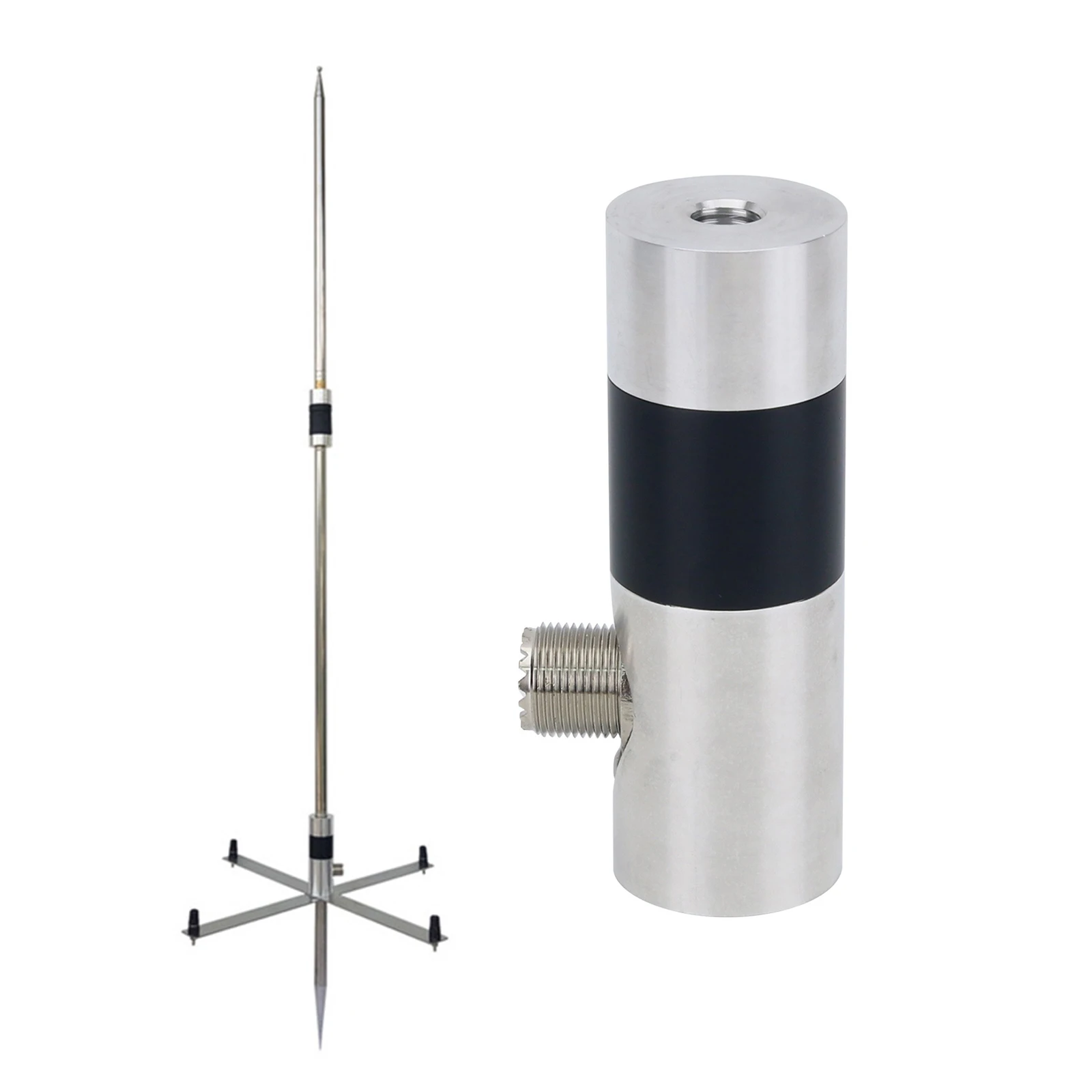휴대용 단파 GP 안테나 7-54MHz 200W 야외용 GP 텔레스코픽 안테나 SSB CW FM (필드/긴급/훈련/야외용)