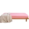 Solid Color Fitsheet With Elastic Band Bedsheet High Quality Fitted Sheet Single Double Twin Queen Size Mattress Cover 1