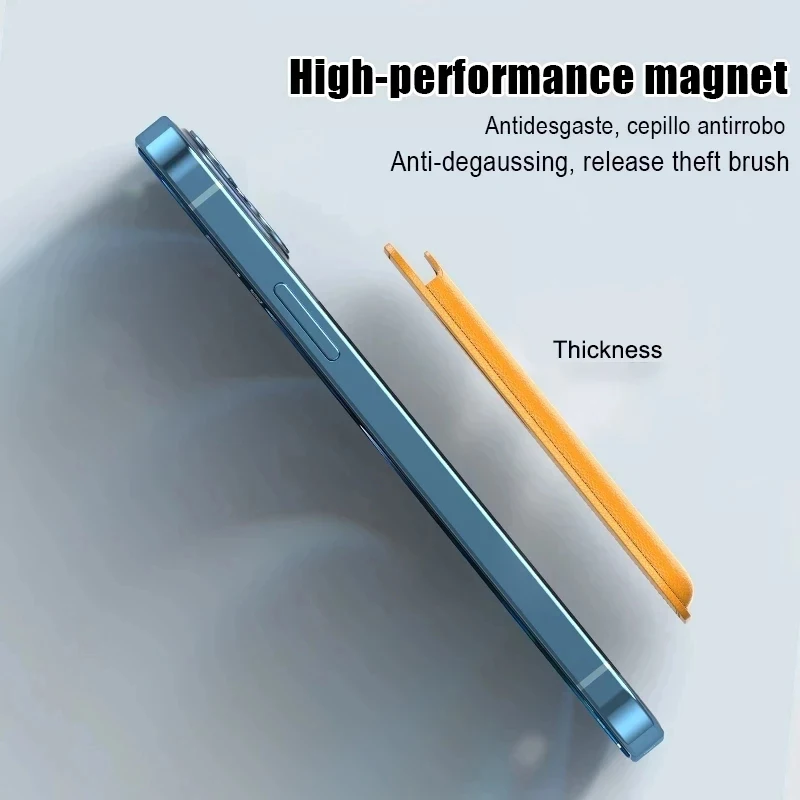 For Magsafe Leather Wallet For APPLE iPhone 16 12 13 14 15 17 Pro Max Plus Magnetic Card Holder Case Cover Accessories With Box - 3