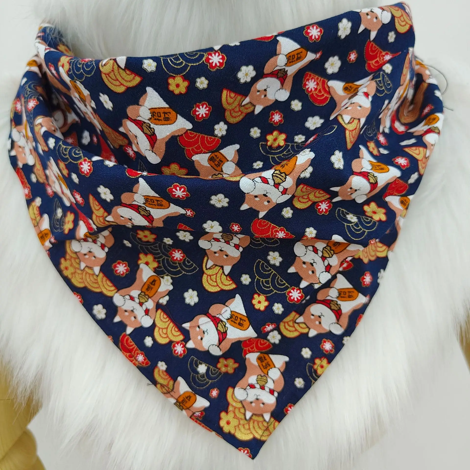 Kig Fursuit Furry Cosplay Props Decors Bibs Burp-cloth Pet Poppy Cat Animal Kawaii Cute Kigurumi Accessories Halloween Party