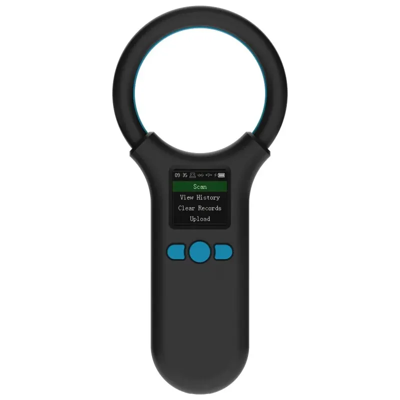 W91A Animal RFID Reader 134.2Khz/125Khz Pet FDX-B EMID Adjustable Sound Brightness USB Dog Cat Horse Handheld Microchip Scanner