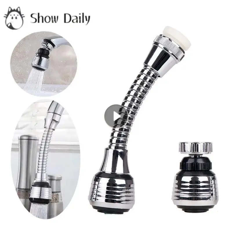 360° Adjustment Faucet Extender Water Tap Anti-splash Nozzle Water Saving Pressurize Faucet Filter for Bathroom Kitchen Gadget