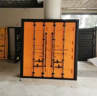 Container Style Metal Door Double Swing Entry Door Customized Order Optional Logo Size Color Design 1
