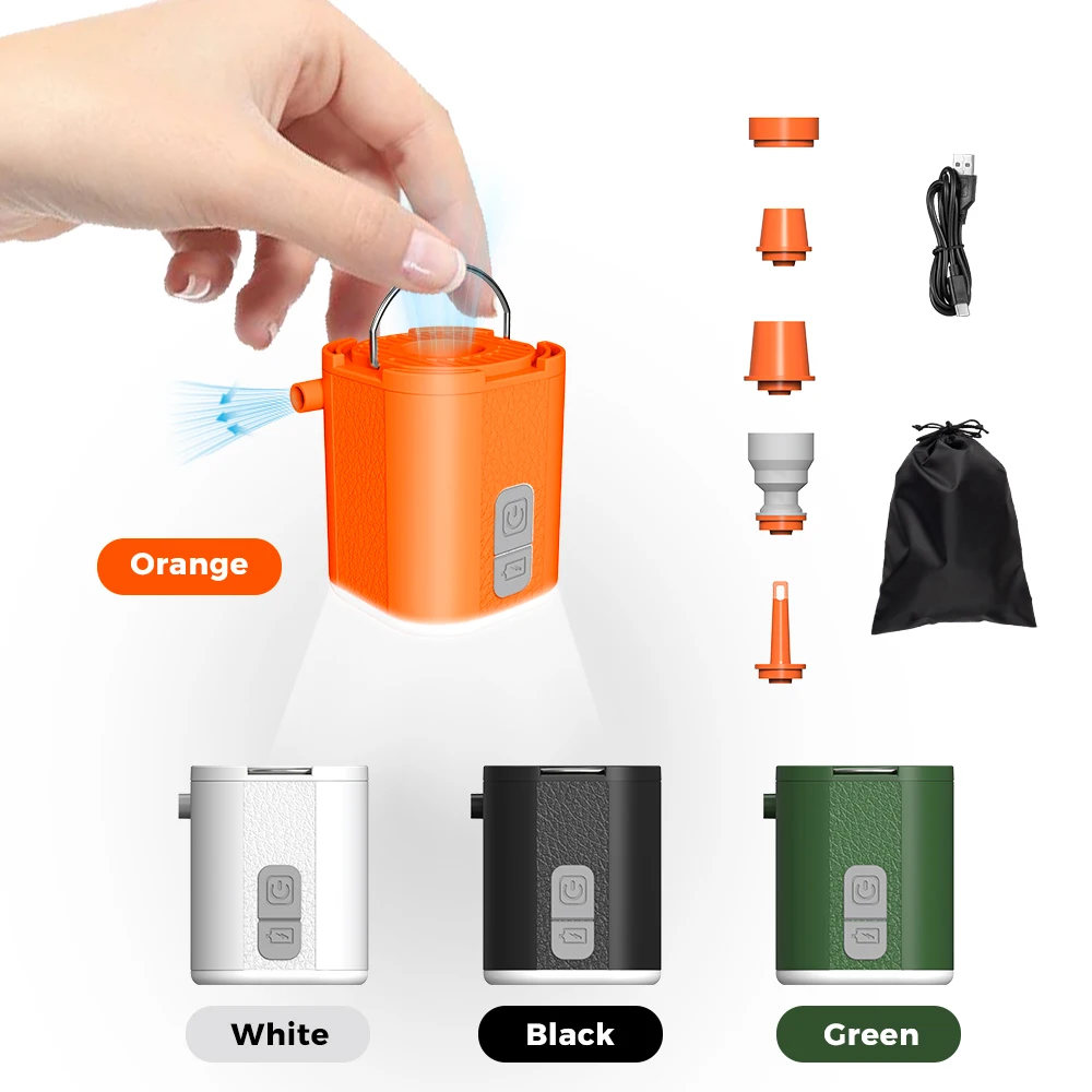 미니 에어 펌프 GIGA 펌프, 캠핑 야외 인플레이션용 소형 고압, 3.8kPa,..