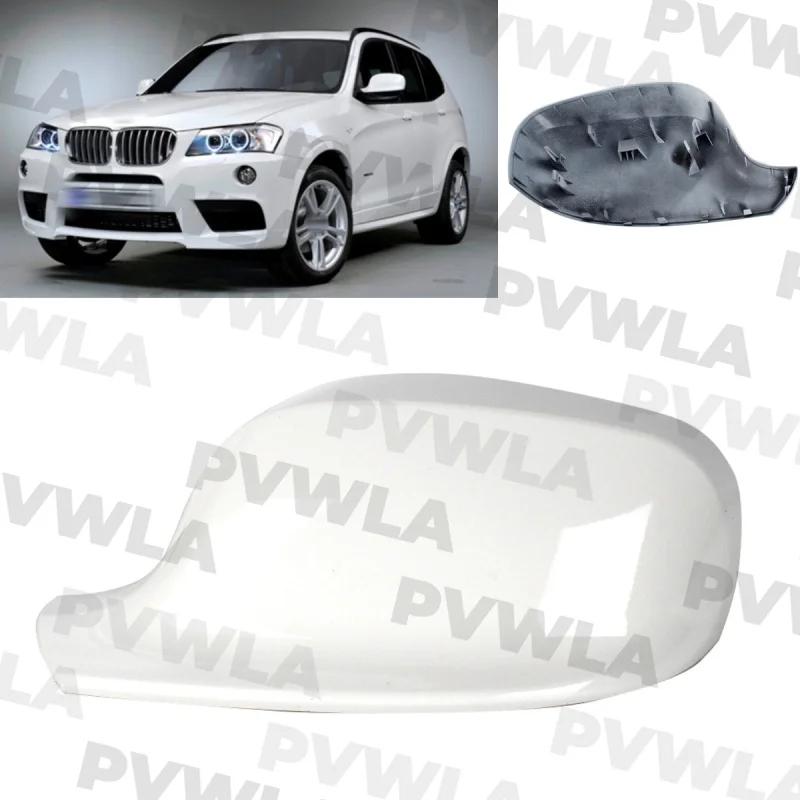 

For BMW X3 F25 2.8i 3.5i 320i 18d 2.0d 3.0d 3.5d 2011 2012 2013 2014 Left Side white Painted Mirror Cover cap 51167238047