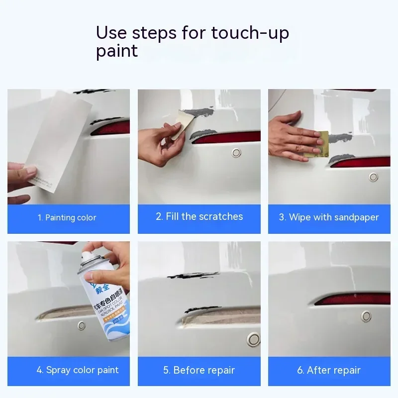 Car Scratch Repair Paint Spray, Automobile Scratches Clear Remover, Self-painting Glass Spray
