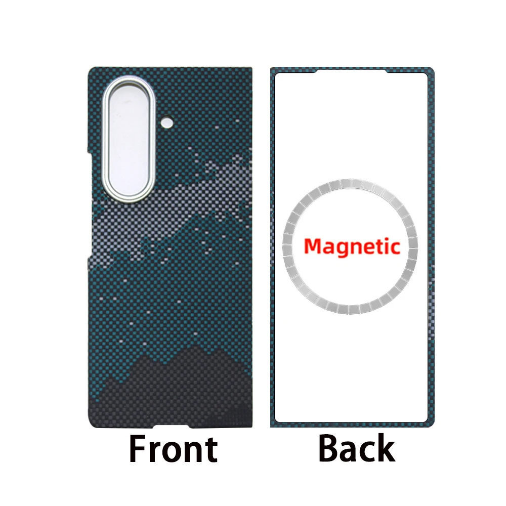 Sleek Carbon Fiber Magnetic Phone Case - Ultra-Thin Aramid Protection