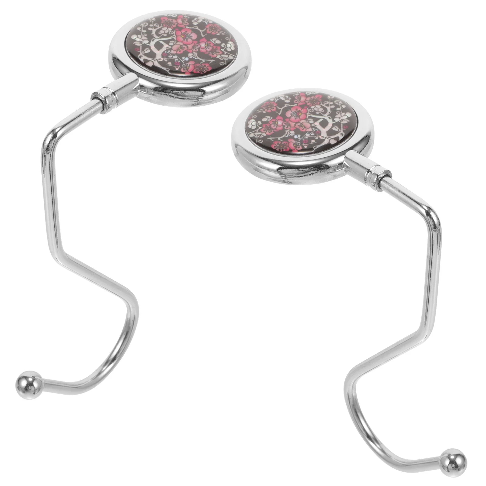 

2 Pcs Bag Hook Table Desk Hooks For Hanging Bags Holder Handbag Holders Tables Zinc Alloy