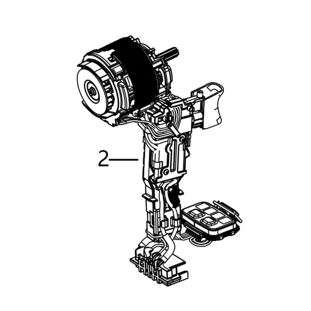 

Motor And Switch Module Service Kit NA016963 For DEWALT DCF892 DCF892NT DCF892M2T Cordless Impact Wrench Parts NA016963