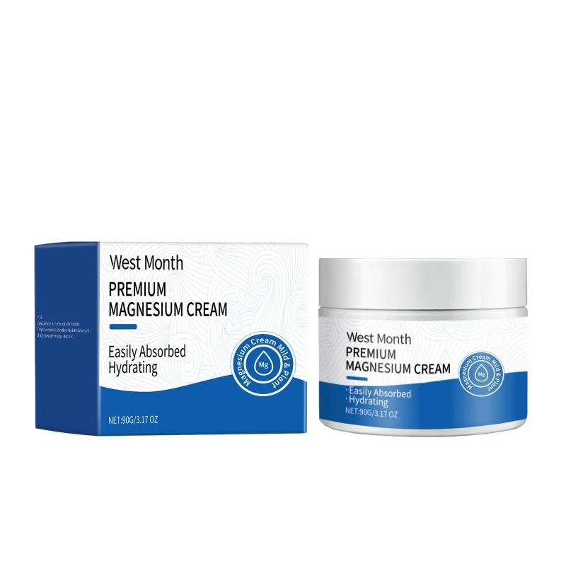 Body Cream Magnesium Moisturizing Soothing Refreshing Lavender Scented Anti Aging