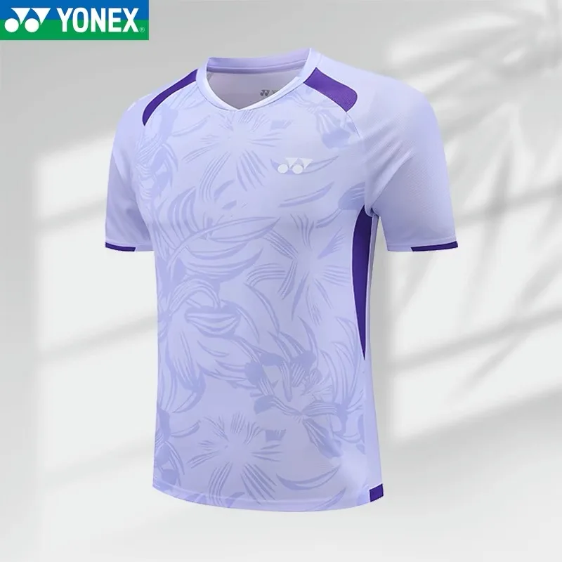 YONEX Badminton T shirt Tennis Quick-drying Top Short-sleeved Sweat-absorbing Deodorizing Breathable