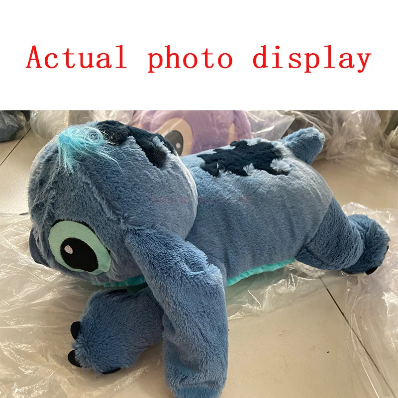 Plush Doll 45-80cm Lilo & Stitch Disney Big Stuffed Animals Toys Pillow For Sleep Children Birthday Valentine's Day Gift