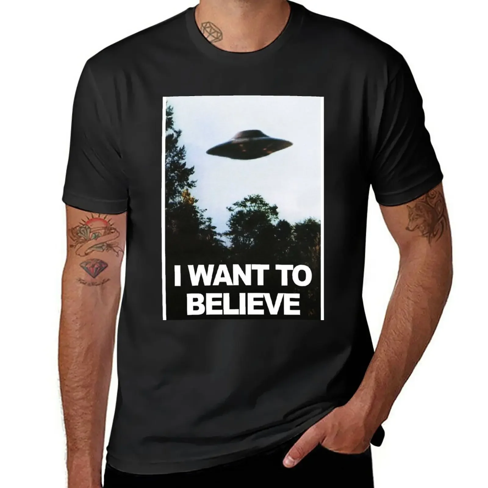 

I Want to Believe T-Shirt customizeds graphics mens graphic t-shirts