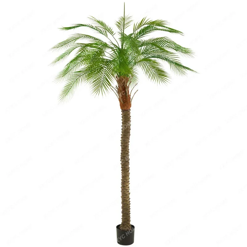 

Imitation Coconut Tree Floor Potted Tropical Decorative Landscape Tree Palm Tree Bionic Fake Needle Sunflower Green Plant