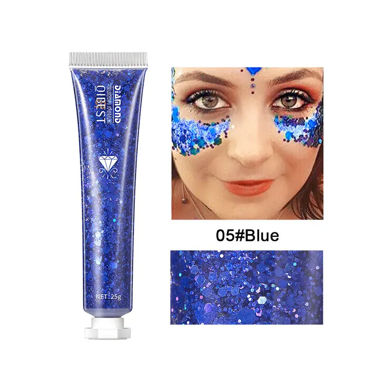 18g Body Glitter Gel Professional Shiny Loose Sequins Cream Festival