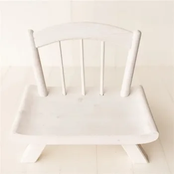 Puntelli per fotografia neonato Sedia in legno vintage Letto Mobili per bambini per servizio fotografico infantile Fotografia in posa Accessori per neonati