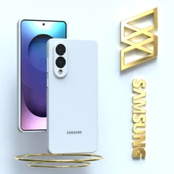 High - Quality Silicone Protective Phone Case with Silky Touch Finish for S23Plus (White)