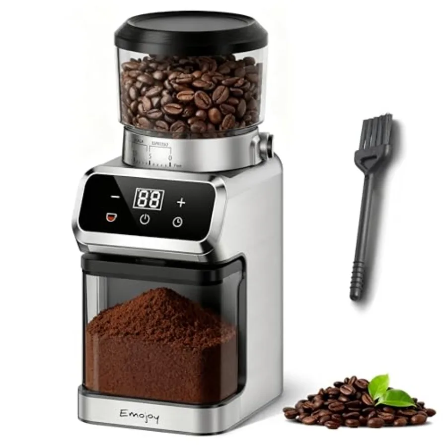 Coffee Grinder Electric Coffee Bean Grinder with 30 Grinding Settings Burr Coffee Grinder for Home Use Touchscreen and LED Cont
