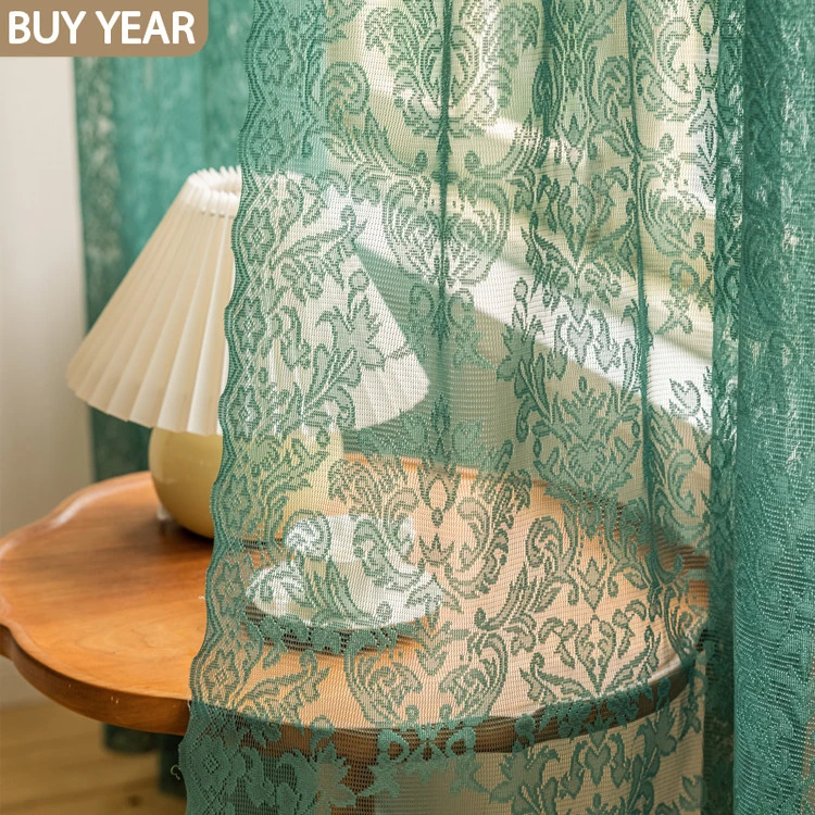Europeanstyle Curtains For Living Dining Room Bedroom Lace Curtains Dream Princess Style Dark