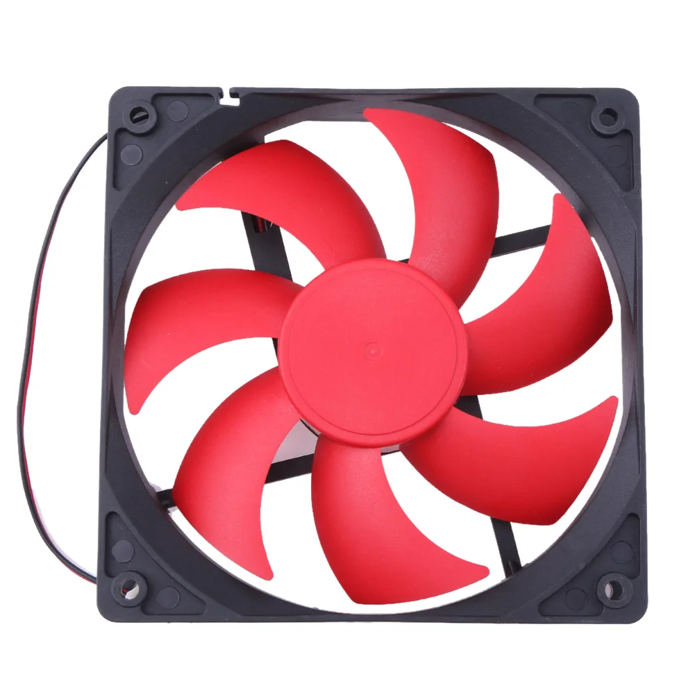 Ventilateur de refroidissement à 2 broches, 120x120x25mm, 12V DC, 12cm, 120mm, pour boîtier d'ordinateur, GPU, alimentation électrique