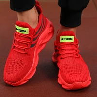 Men's Lace Up Mesh Shoes Unique Design Comfortable Breathable Non Slip Insole Running Training Basketball Platform Sports Shoes 1