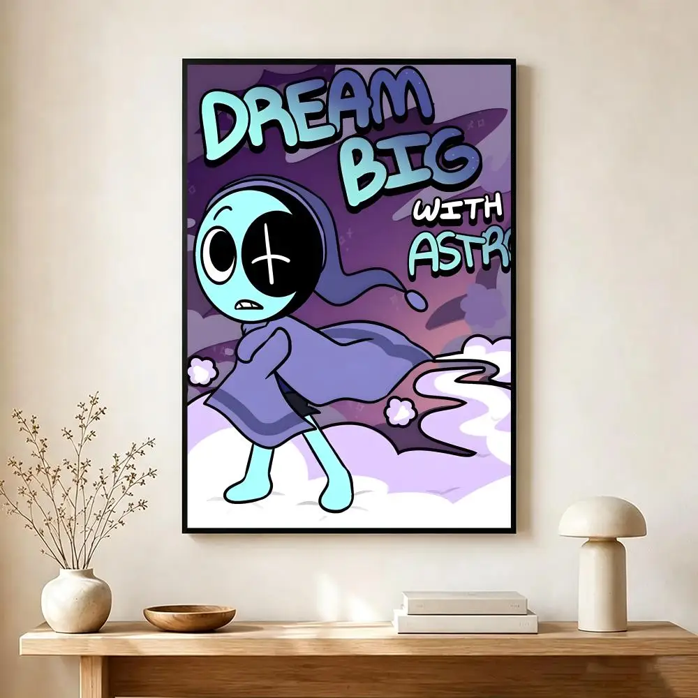 Casual Game Inspired World Art Print Poster - Decorative Mural for Home Decor Gifts (Unframed)