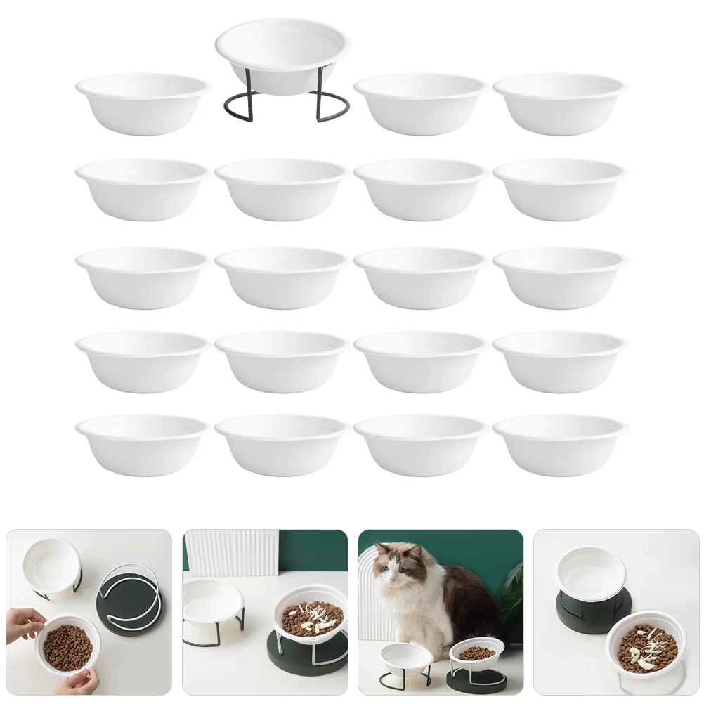 

1 Set Disposable Pet Bowls Dog Food Bowls Travel Bowls Pet Paper Food Bowls Travel Bowls