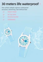 Nouveaux garçons filles montre 30M étanche Quartz enfants montre bleu rose numérique enfants Sport montres réveils cadeaux 4