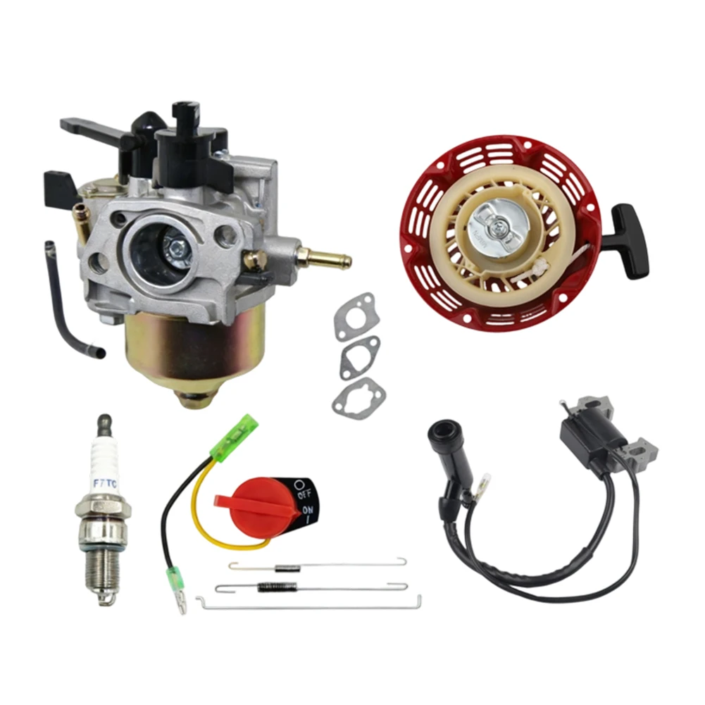 Throttle Return Governor Spring Repair Kit For GX160 For GX200 5.5/6.5hp 168F Carburetor & Recoil Starter Repair Kit Garden Tool
