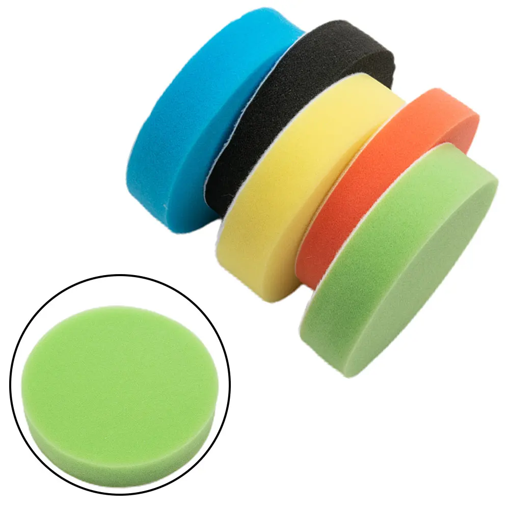 Waxing Polishing Pad Grinding Tools 5pcs Attachment Buffing Car Circular Furniture Polisher Rotary Convenient Durable stickers door stop pads accessories attachment cabinet damper removable self adhesive silicone convenient durable