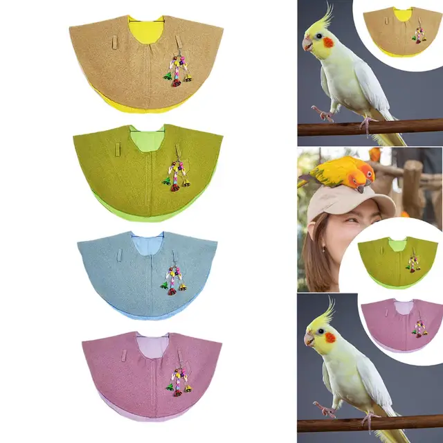 Parrot Anti Scratch Shoulder Protector Diaper Shawl for Finches Parakeet Small Medium Parakeets Cockatiels Macaws Sun Conures 3
