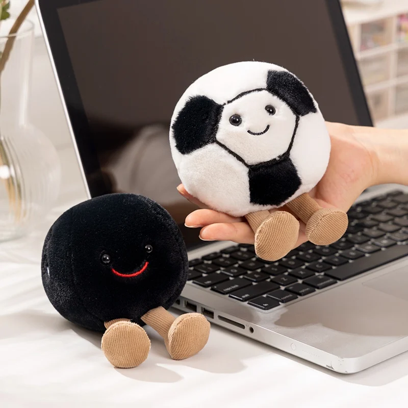 Cute Soft Stuffed Plush Toy - Basketball Football Tennis Baseball Billiards - Cute Pillow Players Souvenir Birthday Gift