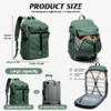 Waterproof Large Capacity Backpack for Motorcycle Helmet Holder, Helmet Storage, Travel Backpack Fit Basketball Men Backpack Bag 3