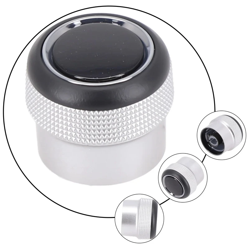 Car Radio Volume Knob Trim Cover Chrome 39102-T2A-A01 For Honda Accord 2014-2017 Audio Button Accessories 39102T2AA01