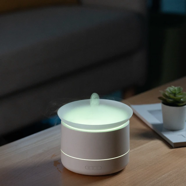 Simulated Fog Aromatherapy Machine Home Office USB Plug in Colorful Atmosphere Light Essential Oil Aromatherapy Humidification 4
