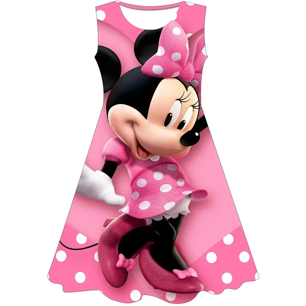 

Kawaii Minnie Mouse Dress Kids Clothes Dresses for Girls Birthday Easter Cosplay Dress Up Kid Costume Baby Girls Clothing