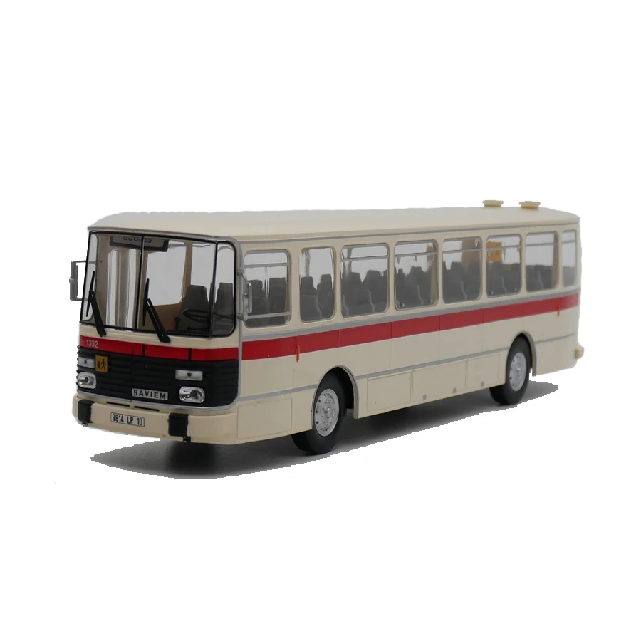 

Diecast Ixo 1:43 Scale S53 R Bus French Bus Alloy Classic Nostalgic Car Model Collectible Toy Gift Souvenir Display Ornaments