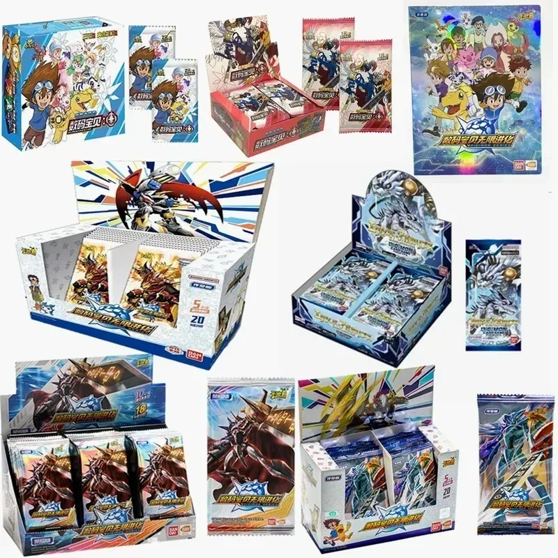 Anime Kyou Genuine Digimon Card Legendary Edition Infinite Evolution Glory Set Completo Di Gold Card Full Star Collection Gift Toy