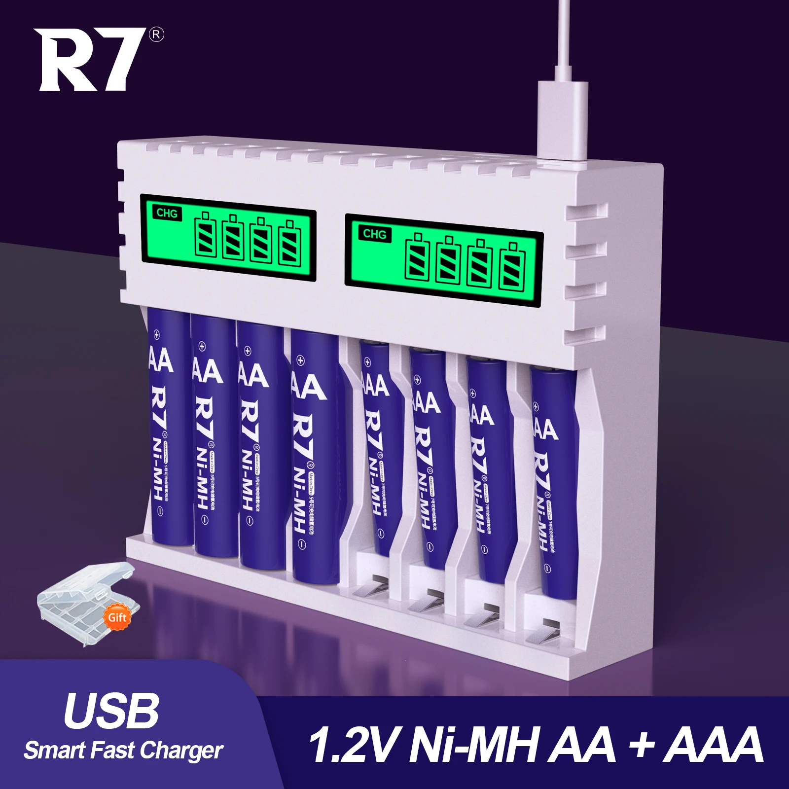 Fiauli Wand-Batteriehalter Für AA/AAA - FIFO System Mit 10 Stück Kapazität